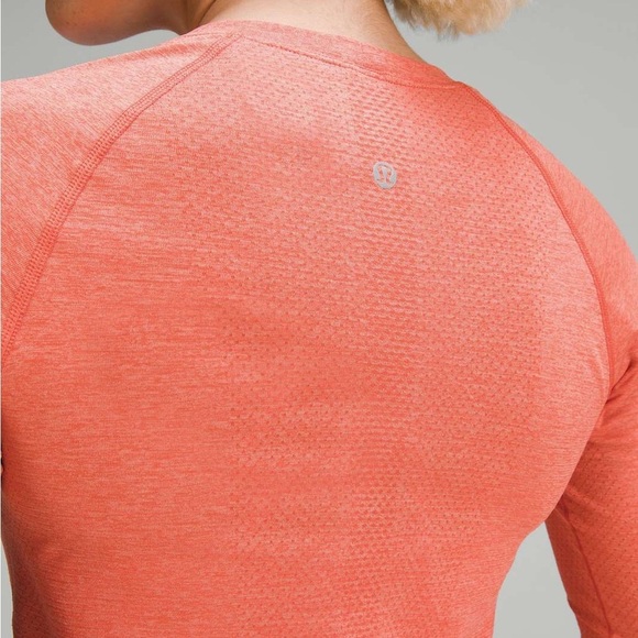 Lululemon Swiftly Tech Long-Sleeve Shirt 2.0 *Race Length - 
Solar Orange SZ 8 - Picture 2 of 8